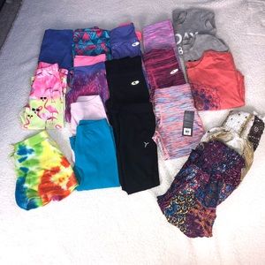 Girls 7-8 18 piece bundle of clothes